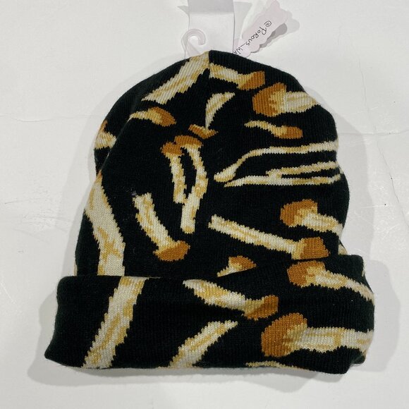 Zumiez Black and Brown Mushroom Beanie - Picture 2 of 5